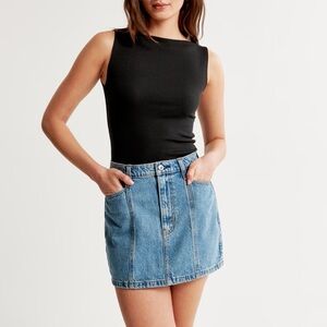 NWOT Abercrombie Denim Mini Skirt